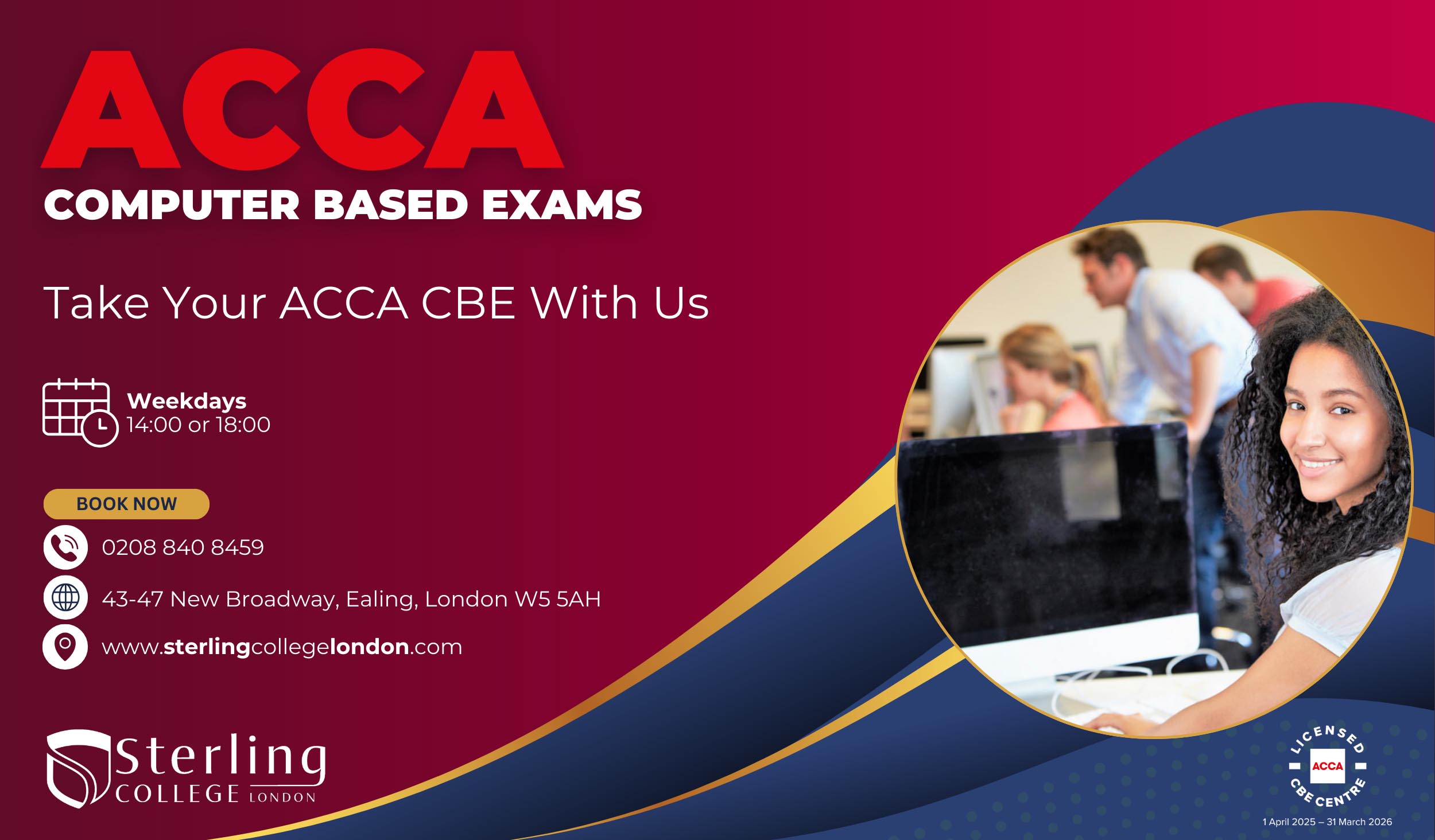 Take Your ACCA Computer-Based Exams (CBE) at a Trusted Exam Centre in London - Main