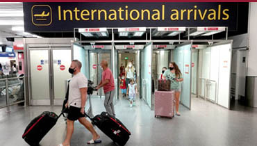 Arriving in London